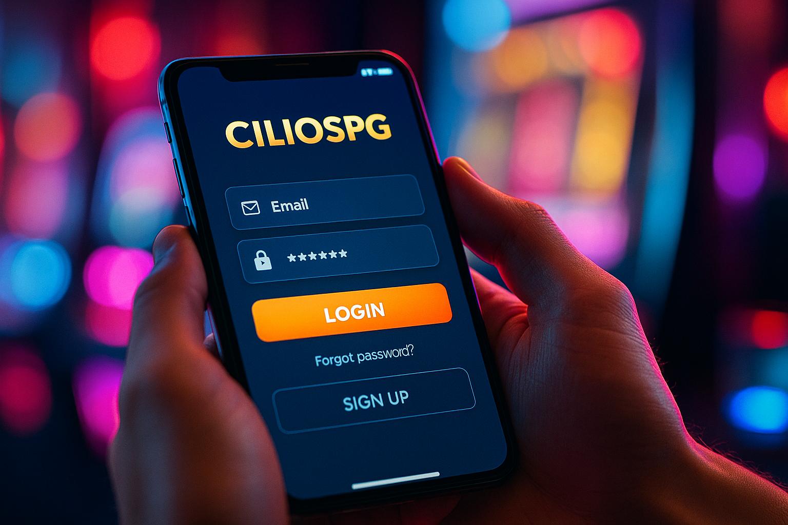 Login no Cassino CILIOSPG